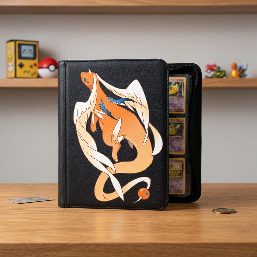 Dragonite Pokemon Custom Card Binder, Pokemon Trading Card Binder, Pokemon TCG Binder, Pokemon Collector Birthday Gift